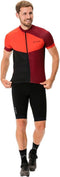 Vaude Posta FZ Tricot fietsshirt korte mouwen rood heren