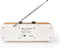 Nedis RDIN2500WT - Internetradio - FM DAB+ Bluetooth - Wit