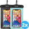 Waterdichte telefoonhoesjes - Drybag Set van 2 stuks - Onderwater Hoesje Telefoon - Zwart & Blauw (2 stuks)