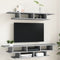 vidaXL - Tv-wandmeubelset - bewerkt - hout - betongrijs