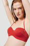 O'Neill Havaa Mix - Bikinitopje - Bandeau met afneembaar nekbandje - Bossa Nova Red