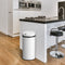 Automatische Prullenbak - Sensorprullenbak - 40 Liter - Wit - Rond