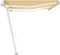 vidaXL - Luifel - handmatig - uittrekbaar - met - LED - 600x300 - cm - geel - en - wit
