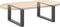 vidaXL - Salontafelpoten - 2 - st - U-vormig - 60x(30-31) - cm - staal - antraciet