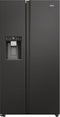 Haier HSW79F18DIPT - Amerikaanse Koelkast - 601 liter - Zwart