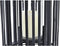 Lykta DKD Home Decor Kristal Zwart Bamboe (24 x 24 x 51 cm)