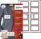 Avery - Naambadge etiket avery l4786-20 80x50mm 200st rd