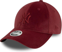 New Era - New York Yankees Womens Velour Midi Dark Purple 9FORTY Adjustable Cap