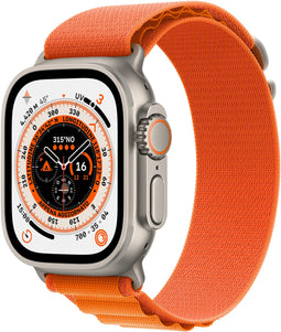 Apple Watch Ultra - Smartwatch - Titanium kast - Dual-frequency GPS - Oranje