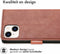 iMoshion Hoesje Geschikt voor iPhone 14 Hoesje Met Pasjeshouder - iMoshion Luxe Bookcase - Bruin