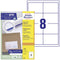 Zweckform etiketten wit A4 3660 VE800