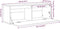 vidaXL - Wandkast - 100x30x35 - cm - massief - grenenhout - grijs