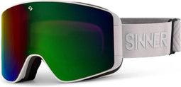 Sinner AURA - Skibril - Magnetische lenzen - Wit