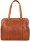Leren Laptop Schoudertas - Kansas - Brandy Cognac