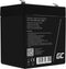 Green Cell AGM44 - Accu Lood-zuur 12V 4,5Ah - 101mm hoog