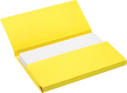 Pocketmap Secolor folio 270gr geel - 50 stuks