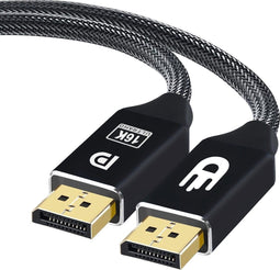 Drivv. DisplayPort 2.1 - DP Kabel - 16K 60Hz 80Gbps - Zwart (1 m)