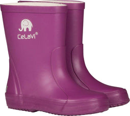 CeLavi Regenlaarzen - Kinderen - 100% natuurlijk rubber - Paars - maat 30