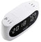 Adler AD 1186 - Wekker - LED-display met thermometer - Wit