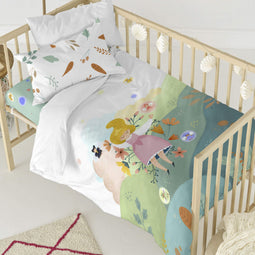Happy Friday Duvet cover set 2 pieces Dreaming 100x135 cm (Cot) Multicolor