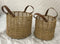Basket spelset DKD Home Decor Metaal Touw (32 x 32 x 26 cm)