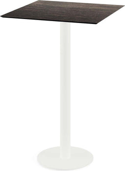 Urban Statafel Wit Frame + Riverwashed Wood HPL 70x70 cm - Essentials 130051477