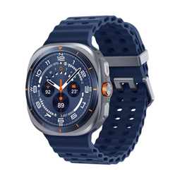 Samsung Galaxy Watch Ultra (2025) - Smartwatch - Titanium + Saffierglas - Blauw