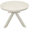 Davos - Lounge/Dining tafel - Ovaal 220x120cm - Aluminium frame matt beige Top: 9mm sintered stone