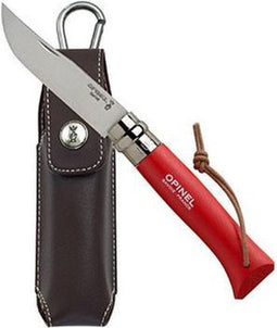 Opinel - Zakmes - No. 08 - Hout met etui - Rood