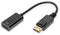 Assmann AK-340415-002-S - DisplayPort naar HDMI Adapter - 4K UHD - Zwart