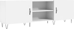 vidaXL - Tv-meubel - 150x30x50 - cm - bewerkt - hout - wit