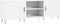 vidaXL - Tv-meubel - 150x30x50 - cm - bewerkt - hout - wit