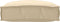 vidaXL - Ligbedkussen - Beige - 50x50x12 - cm - Oxfordstof