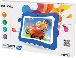 Blow KidsTAB7 V2 - Tablet - 7" IPS - 4 GB RAM 128 GB Blauw Zwart