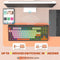 FREEWOLF M87 - Draadloos RGB Gaming Toetsenbord - BT5.0/2.4G - 87keys-Shimmer