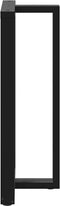 vidaXL - Bartafelpoten - 2 - st - T-vormig - 60x35x(110-111) - cm - staal - zwart