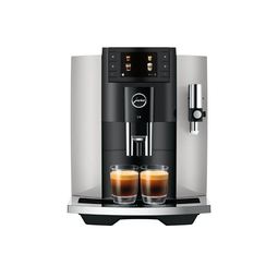 JURA E8 15635 - Volautomatische espressomachine - 17 koffiespecialiteiten - Platina
