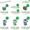 BioMat Composteerbare Vuilniszakken - 26 x 15 liter - EN 13432 Certified - OK Compost Home - Made in Germany