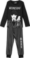 Wednesday Pyjama Meisjes 100% Katoen Zwart