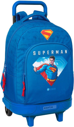 Superman Schoolrugzak - Ergonomisch - Blauw 33 x 45 x 22 cm