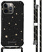 iMoshion Hoesje Geschikt voor iPhone 13 Pro Hoesje Met Koord - iMoshion Design Hoesje met Koord - Goud / Stars Gold