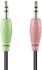 Hama HS-P200 - PC-Office-headset - Beweegbare microfoonarm en mute-knop - Zwart