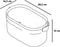 Urbalive biowaste afvalbakje 4 liter voor aanrecht Taupe