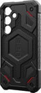 Urban Armor Gear Monarch Kevlar Geschikt voor Samsung Galaxy S24 | Kevlar® Materiaal | Back Cover Hoesje | Zwart