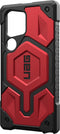 Urban Armor Gear Monarch Pro geschikt voor Samsung Galaxy S24 Ultra | Compatibel met MagSafe | Back Cover Hoesje | Crimson