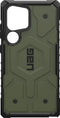 Urban Armor Gear Pathfinder Hoesje geschikt voor Samsung Galaxy S24 Ultra | Compatibel met MagSafe | Olive