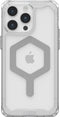 Urban Armor Gear Plyo iPhone 15 Pro Max Hoesje met MagSafe Ice Zilver