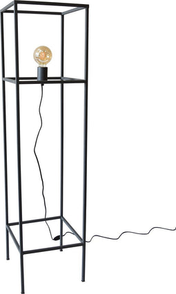 Urban Interiors Frame Vloerlamp Zwart - Metalen frame - 30x30x120