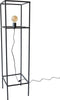 Urban Interiors Frame Vloerlamp Zwart - Metalen frame - 30x30x120