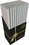 Urban Living Inpakpapier/cadeaupapier - transparant/doorzichtig folie - rollen - 500 x 70 cm - bloemen plastic